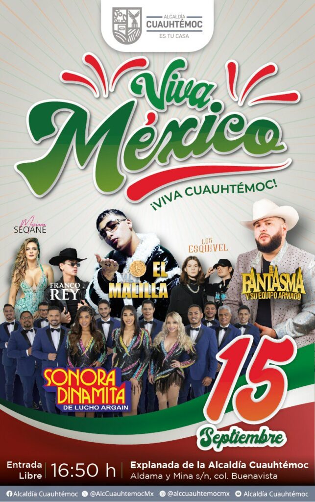 La Sonora Dinamita en alcaldías de la CDMX.