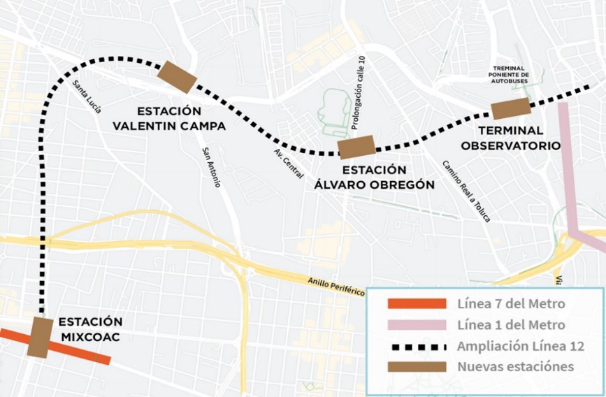 Ampliación de la Línea 12 del Metro