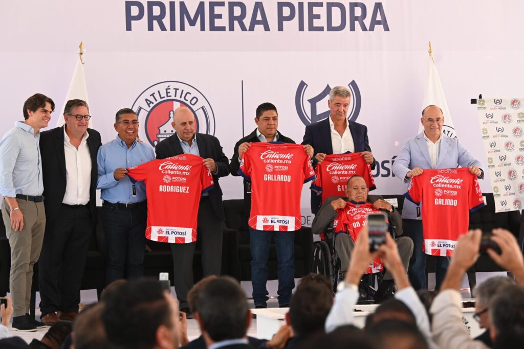 Atlético de San Luis pone la primera piedra de su nueva Ciudad Deportiva