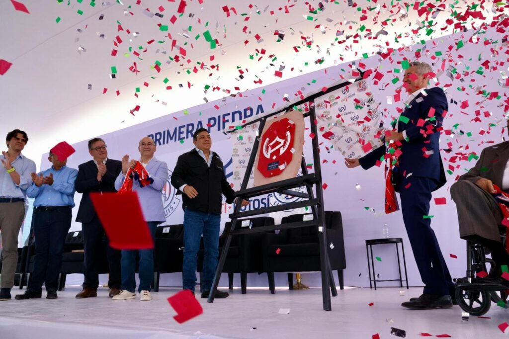 Atlético de San Luis pone la primera piedra de su nueva Ciudad Deportiva