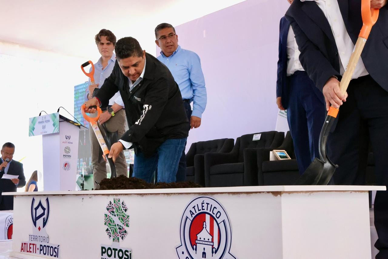 Atlético de San Luis pone la primera piedra de su nueva Ciudad Deportiva